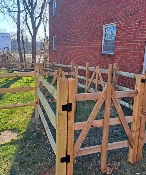 Split-Rail-dog-play-area