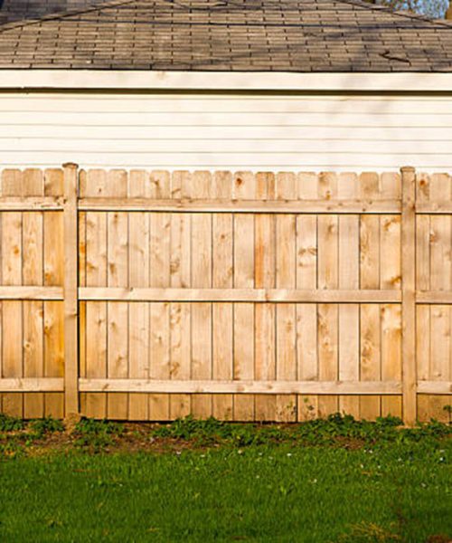 Privacy Fence Dog-Eared